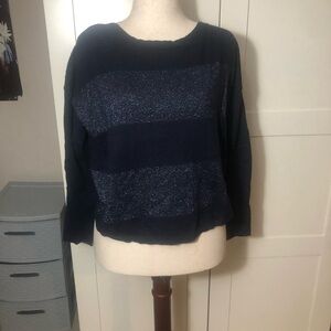 Banana Republic Dark Blue Knit Top